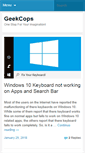 Mobile Screenshot of geekcops.com